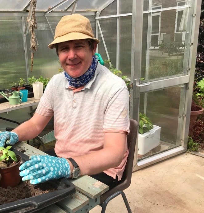 in the greenhouse